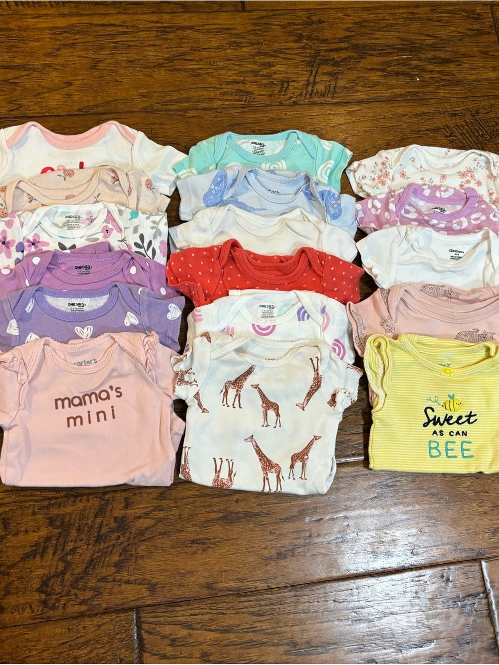 Mixed Baby Onesie Bundle - Pastels & Prints